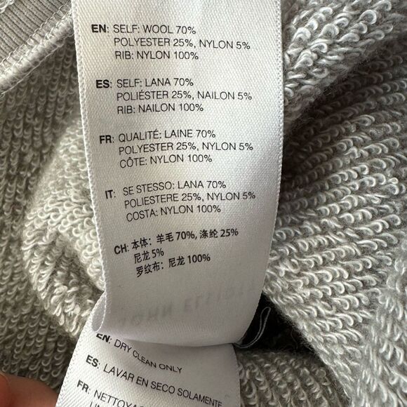 JOHN ELLIOTT Men’s Spec Wool Drawstring Basketball Shorts Moss Grey Sz M - Picture 10 of 11